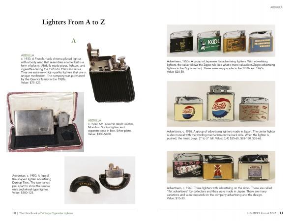 cigarette lighters collectibles Where There's Smoke There's a Vintage Lighter at last The Handbook of Vintage Cigarette