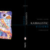 Book cover for Kabbalistic Visions by Schiffer Publishing, Ltd., featuring surreal Kabbalah Tarot art, such as The Sun card, with vibrant cosmic and mystical imagery set against a black background.