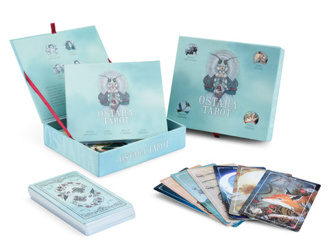 Ostara Tarot : (Tarot Kit Box Set with 78 Cards and Guide Book) By Molly Applejohn, Eden Cooke, Krista Gibbard, and Julia Iredale