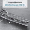 Book cover of 'USS Yorktown (CV-5)' by David Doyle, featuring a black and white image of an aircraft carrier.