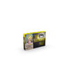 The Shadowland Tarot by Schiffer Publishing, Ltd. is a boxed set displayed upright on a white background, showcasing whimsical hand-drawn art with yellow and black accents—perfect for shadow work tarot and healing trauma journeys.