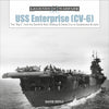 Black and white image of the USS Enterprise CV-6 on a gray background with 'Legends of Warfare' branding.