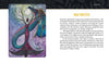 A vibrant blue and red dragon coils around a bare tree under a glowing full moon. Its wings spread wide as it gazes upward. "Ravyness Drakon Tarot" by Schiffer Publishing, Ltd. features High Priestess and self-awareness text on the right.