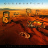 Surreal desert scene with human ears in glass jars, some tipped over and half-buried in orange sand. The blue sky looms above, while Schiffer Publishing, Ltd.'s The Art of Metal crowns this striking heavy metal album artwork.