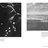 Two black-and-white aerial photos from "Shōkaku-Class Aircraft Carriers" by Schiffer Publishing, Ltd. show warships at sea—the left with smoke trails and explosions, the right with Imperial Japanese Navy ships leaving white wakes.