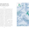 An Atlas of Shipwrecks and Fortunes of the Sea by Schiffer Publishing, Ltd. features an article on The Agony of the Sémillante beside a color map of Corsica and La Maddalena, spotlighting maritime mysteries on separate pages.