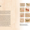 An open spread from Voynich Reconsidered by Schiffer Publishing, Ltd. shows Chapter 10: Aries with ram art and text on the left, and twelve labeled botanical or animal illustrations from the Voynich manuscript on the right.