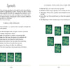 Two pages from "The Westwood Tarot" by Schiffer Publishing, Ltd. show a three-card spread on the left and a five-card layout with green-patterned cards and questions on the right—an ideal reference for any tarot guidebook.