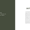 A two-page spread from Schiffer Publishing, Ltd.'s "On the National Language": the left page shows a quote on endangered languages in white on dark green; the right starts with "INTRODUCTION" on white, followed by a paragraph.