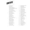 The table of contents page for Chevrolet Corvette by Schiffer Publishing, Ltd. features 'CONTENTS' in large, slanted text at the top left, followed by two columns of chapter titles and page numbers in black on a white background.