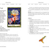 The Boadicea's Tarot of Earthly Delights deck by Schiffer Publishing, Ltd. features an Ace of Fungi card with a hand holding orange mushrooms under a blue sky and moon, alongside explanations of its meaning, symbolism, uses, and keywords.