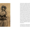 Two pages from "Lotteva Wagner Davis" by Schiffer Publishing, Ltd. show sepia photos of women, including a famed hand tattoo artist with bound hands and a group at a table, alongside text on women and early policing.