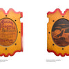 The book "Lotteva Wagner Davis" by Schiffer Publishing, Ltd. explores vintage wooden coin-operated arcade machines with red and yellow frames, admired for their nostalgic charm by hand tattoo artists and the Wagner tattooist family.
