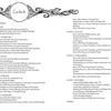 The table of contents in Eco-Spirituality in the 21st Century by Schiffer Publishing, Ltd. features a decorative top border and chapters on recognition, respect, regeneration, resilience, and reverence in nature and earth-based spirituality.