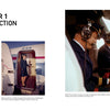 A flight attendant welcomes passengers at the door of a Douglas DC-8; two uniformed pilots with headsets occupy the cockpit. Product: Douglas DC-8 by Schiffer Publishing, Ltd.