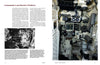 A view inside the Leopard 1 turret from Schiffer Publishing, Ltd. shows commander and gunner controls, switches, screens, handles, and optics amid Cold War-era white and black mechanical and electronic components.