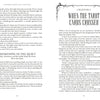 Two open pages of Whispers from the Unknown show chapter six, When the Tarot Cards Crossed, detailing paranormal experiences through paragraphs of text.