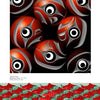Contemporary Art on the Northwest Coast" by Schiffer Publishing, Ltd. features digital artwork inspired by Northwest Coast native art, with bold red fish forms and contemporary stylization reflecting Native American artist influences.