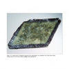 Published by Schiffer Publishing, Ltd., the "Collector's Guide to the Mica Group" covers mica minerals, including transparent muscovite with lavender lepidolite rims, typically seen as flat, irregular crystals about 9 x 5 cm.
