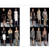 A spread from The SFP LookBook: Mercedes-Benz Fashion Week Fall 2013 Collections by Schiffer Publishing, Ltd. features female models in elegant black, gold, silver, and red Badgley Mischka dresses on the runway.