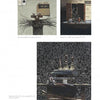 Three oil paintings by Boston artists featured in "100 Boston Artists" from Schiffer Publishing, Ltd.: a skull with branches, a birdcage labeled Fragile, and an ornate machine—ideal visuals for any art lover or book.