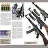 The magazine layout for "German Submachine Guns, 1918–1945" by Schiffer Publishing, Ltd. features WWII rifles and ammo, a vintage soldier photo, diagrams, and close-ups of German weapons like the MP38/40 with detailed mechanisms.