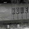The table of contents for Kentucky Haunts (Schiffer Publishing, Ltd.) features a black-and-white photo of a building with a HOTEL sign and lists chapters on haunted inns, motels, parks, roads, and cemeteries across Kentucky.