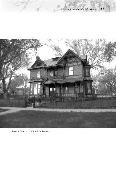 Black-and-white photo of the Former Governor’s Mansion in Bismarck, a famed haunted site featured in Schiffer Publishing, Ltd.’s "Spooky Creepy North Dakota.