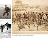 Figure Skating and the Arts by Schiffer Publishing, Ltd. showcases a historic painting of skaters near a Chinese palace with a dog, and two vintage black-and-white photos of figure skating scenes near mountains and water.