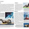 The magazine page from *Cape Canaveral: America's Spaceport* by Schiffer Publishing, Ltd. covers Gemini IX and X with astronaut training photos, a Cape Canaveral launch image, a mission diagram, plus captions and info boxes highlighting the space program.