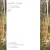 A project summary page for Cabin by Schiffer Publishing, Ltd. features a log cabin at Lake Simcoe, ON, with forest scenery, specs, floorplans, 2006 completion year, and a rolled blueprint icon.