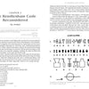 A book spread from Unidentifiable Flying Objects by Schiffer Publishing, Ltd. shows "The Rendlesham Code Reconsidered" text on the left and "Alien Glyphs" illustrations linked to A-Z on the right—a must-see for UFO research enthusiasts.
