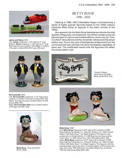 A catalog page features The World of Wade collectible items from Schiffer Publishing, Ltd., offering detailed descriptions and collectible information for collectors in one comprehensive guide.