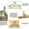 “Greetings from Pottstown” by Schiffer Publishing, Ltd. features historic church images and captions, including St. James Lutheran and First Presbyterian Church, plus an architect’s drawing and their roles in Pottstown’s history.