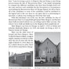 A black-and-white book page from Schiffer Publishing's "Chicago's Haunt Detective" shows text and photos: Mary Bregovy’s father’s garage and her 1930 address—sites tied to Chicago legends and paranormal investigations.