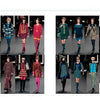 Models on the runway showcase eclectic, layered styles in vibrant patterns and bold colors, as featured in The SFP LookBook: Mercedes-Benz Fashion Week Fall 2013 Collections by Schiffer Publishing, Ltd.