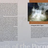 A gravestone bathed in mist under a camera flash appears in a magazine article featuring "Ghosts of the Poconos" by Schiffer Publishing, Ltd., where a paranormal investigator discusses mysterious graveyard mists and Poconos hauntings.