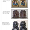 Three pairs of Schiffer Publishing, Ltd. bookends featuring Native American chiefs in feathered headdresses are shown, each with unique art styles and poses on a white background, accompanied by descriptive captions for reference.