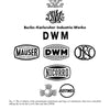 An Encyclopedia of German Tradenames and Trademarks 1900-1945 by Schiffer Publishing, Ltd. showcases historic German logos and trademarks—ideal for collectors of German small arms and WWII militaria.
