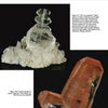 Above, clear quartz towers are featured; below, an orange-red double-point quartz shines—perfect for enthusiasts as highlighted in The Collector's Guide to Silicate Crystal Structures from Schiffer Publishing, Ltd.