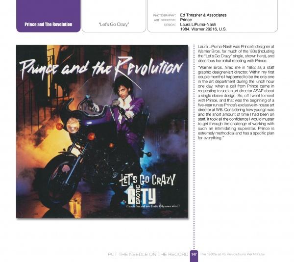 The cover of Schiffer Publishing, Ltd.’s "Put the Needle on the Record" channels classic '80s vinyl single art, featuring a bold city backdrop and stylized text, reminiscent of iconic music visuals from the era.