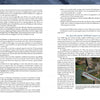 A page from "Maritime Casualties" by Schiffer Publishing, Ltd. discusses rail safety and the 1998 AMTRAK Sunset Limited crash's maritime ties, featuring a color photo of a derailed train with responders on a bridge over water in the lower right corner.