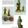A catalog page from "The World of Wade Whimsies" by Schiffer Publishing, Ltd. displays collectible ceramic miniatures of Robin Hood and Sherwood Forest figures, shown solo or grouped, with details on size and production years.
