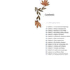A table of contents appears on the right page with autumn leaves along the top and right edges. The left page shows faint copyright info, referencing "Birds in the Barnes Foundation" by Schiffer Publishing, Ltd.