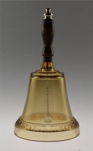 American Glass Bells by Schiffer Publishing, Ltd.—an elegant glass bell with a chain, ideal for art glass enthusiasts and collectors.