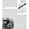 A page in *An Encyclopedia of German Tradenames and Trademarks 1900-1945* (Schiffer Publishing, Ltd.) showcases Zeiss’s post-WWII history with photos of a ZEISSCHS logo, a binoculars ad, and wartime lens production for German militaria.