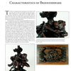 A page titled Characteristics of Black Forest Woodcarvings by Schiffer Publishing, Ltd. features two photos: a boy on a large dog and a detailed animal scene, with text on Swiss carving traditions and Black Forest decor.