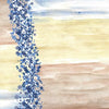 The Manifestation Journal by Schiffer Publishing, Ltd. features abstract watercolor art with beige, brown, and white bands. A bold vertical cluster of blue and white dots adds striking contrast—perfect inspiration for your artistic planning.