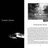 An open book from Schiffer Publishing’s "California's Historic Haunts": the left page is black with “Southern California” in white above an image of staring eyes; the right page shows a Banning Residence Museum photo and descriptive text.