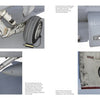 A collage of four close-ups displays landing gear and access panels on the F/A-18E/F Super Hornet and EA-18G Growler, showcasing detailed features of these jets from Schiffer Publishing, Ltd.